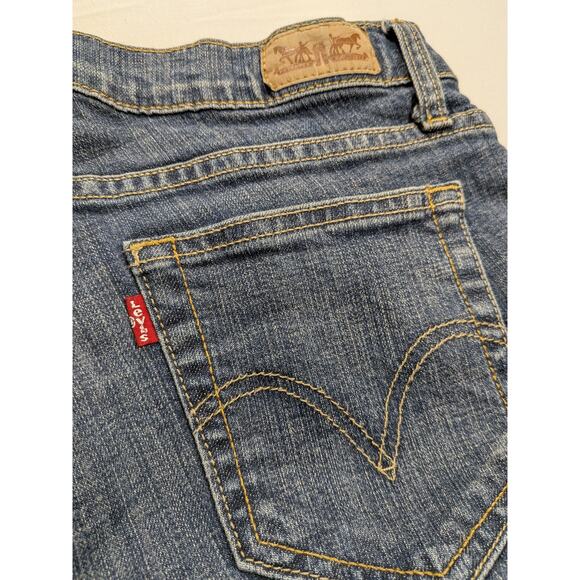 Levis Jeans Womens 14/32w Blue Denim 529 Curvy Bootcut low-mid rise y2k country - Picture 4 of 12